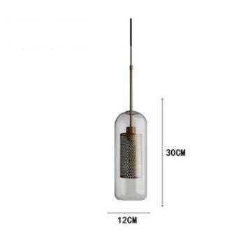 Nordic Modern Simple Glass Ball Single Head E27 LED Pendant Lights Personality Decorative Lighting For Living Room Bedroom Cafe