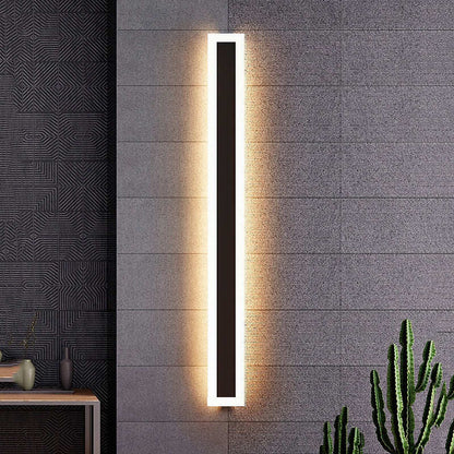 Waterproof Outdoor Lighting Tall LED Wall Lamp IP65 Aluminum Dimmable Light Garden Porch Sconce Light 110V 220V Sconce Luminaire