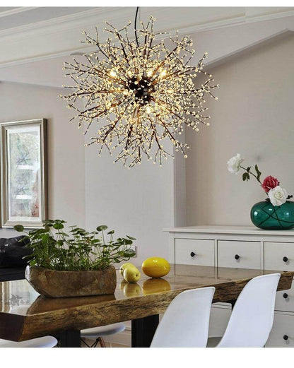 Dandelion Fireworks Modern Pendant Ceiling Lamps Loft For The Kitchen Led Pendant Lights Hanglamp Hanging Light Fixture