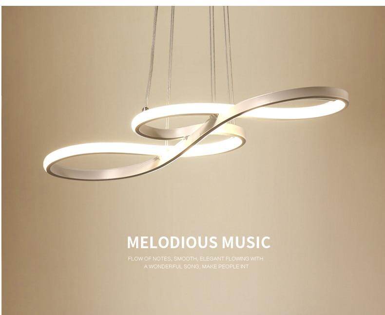 Modern New Creative Pendant Lights  LED Kitchen Aluminum Silica Suspension Hanging Cord Lamp For Dinning Room Lamparas Colgantes