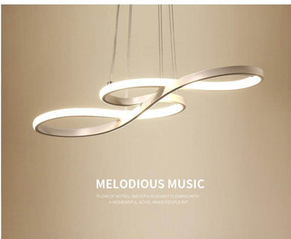 Modern New Creative Pendant Lights  LED Kitchen Aluminum Silica Suspension Hanging Cord Lamp For Dinning Room Lamparas Colgantes