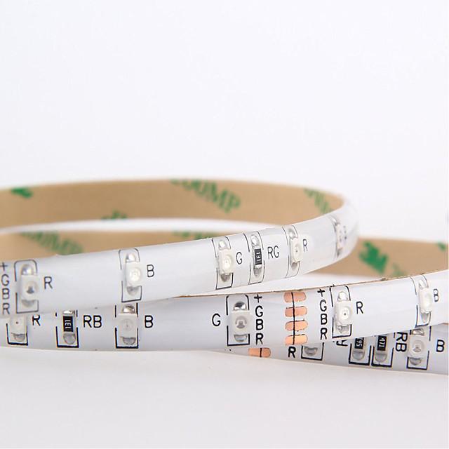 10M(2x5M) Waterproof Flexible LED Strip Lights RGB Tiktok Lights 2835 600LEDs 8mm 44Keys IR Remote Controller