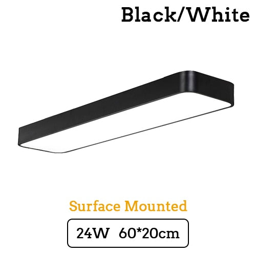 LED Modern Ceiling Light Lamp dimmable Surface Mount Rectangleindustrial wind Lighting Fixture Bedroom Living Room Office lights
