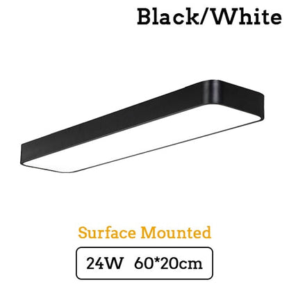 LED Modern Ceiling Light Lamp dimmable Surface Mount Rectangleindustrial wind Lighting Fixture Bedroom Living Room Office lights