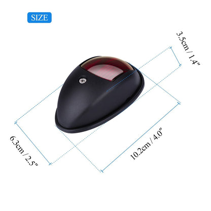 2pcs Waterproof Boat Navigation Light Green and Red Marine LED Starboard and Port Side Light for Boat Yacht Skeeter DC