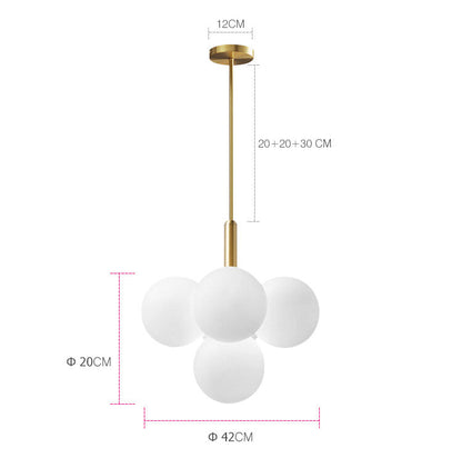 Modern Luxury Led Glass Chandelier Simple Chandelier Home Indoor Lighting Decor Lamps Fixtures