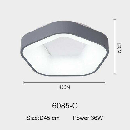 Nordic LED Ceiling Lights For Bedroom Kitchen Post Modern Lighting Ceiling Lamp Dimmable With Remote Creative Living Room Light