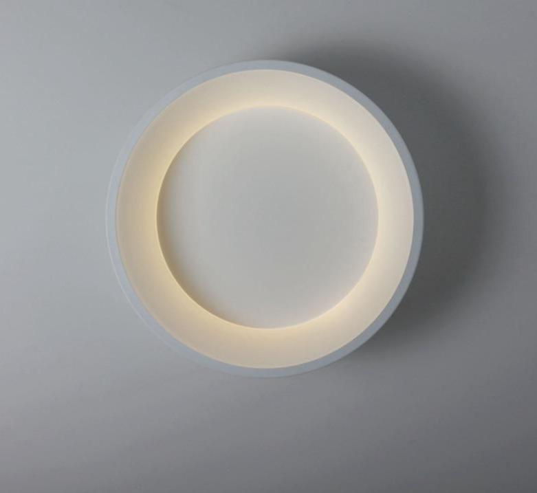 Round Circle Aluminum Modern Led Ceiling Light Lamp For Living Room Bedroom Dining Table Office Meeting Room