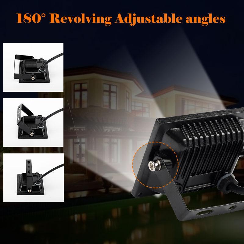 Ultra-thin LED Flood Light 10W 20W 30W 50W 100W Floodlight Waterproof Spotlight Outdoor Reflector Lighting