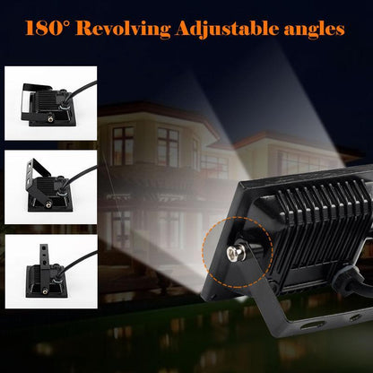 Ultra-thin LED Flood Light 10W 20W 30W 50W 100W Floodlight Waterproof Spotlight Outdoor Reflector Lighting