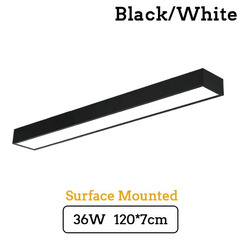 LED Modern Ceiling Light Lamp dimmable Surface Mount Rectangleindustrial wind Lighting Fixture Bedroom Living Room Office lights