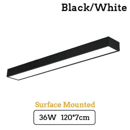 LED Modern Ceiling Light Lamp dimmable Surface Mount Rectangleindustrial wind Lighting Fixture Bedroom Living Room Office lights