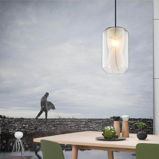 Nordic Modern Marble Stone Texture Single Head Pendant Lights E27 Led Lamp For Living Room Kitchen Bedroom Study Cafe Restaurant