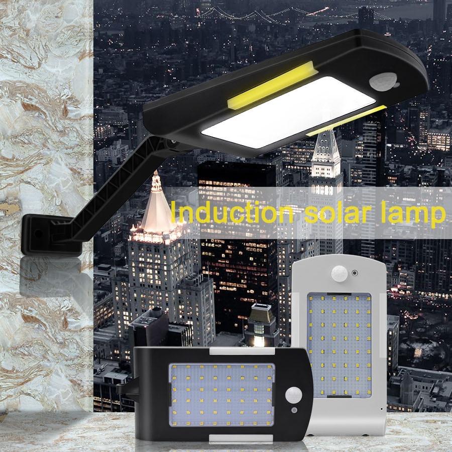 54 LED Wireless Solar Lamp With Three Modes Outdoor Waterproof Solar Light Security Lighting For House Wall Street Yard Garden