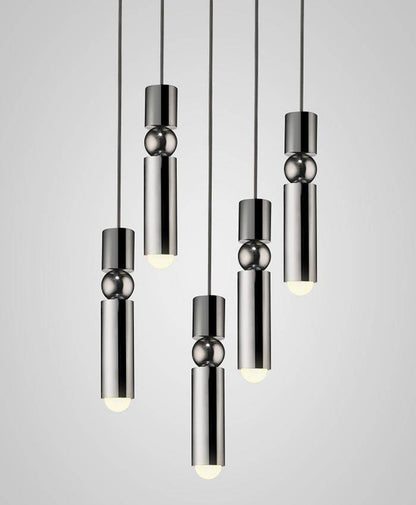 Nordic Pendant Lamp Modern Kitchen Lamp Dining Room Bar Counter Shop Pipe Pendant Down Tube LED Lights Office Livingroom