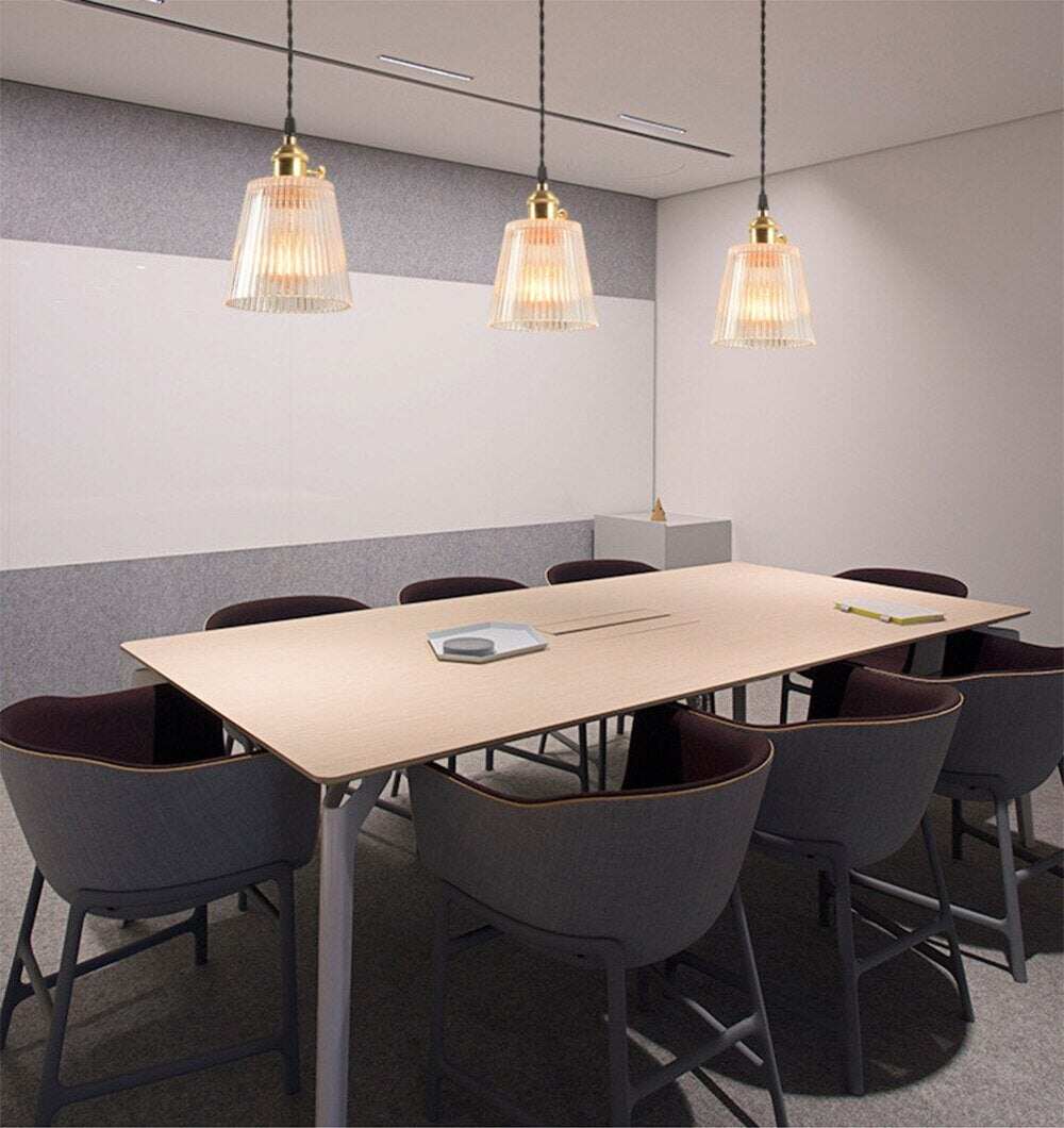 LED Brass Glass Pendant Lights E27 125mm Hanging Lamps Minimalist Personality Restaurant Bar Terrace Cafe Decorative Luminair
