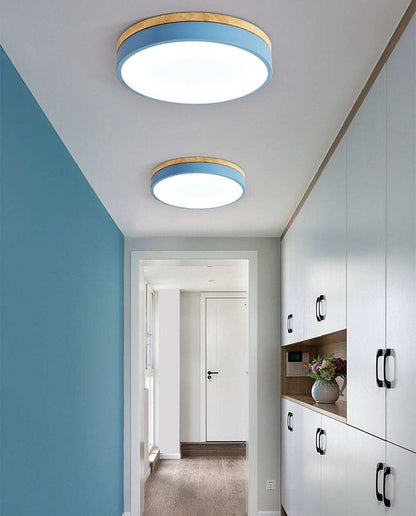 LED Ceiling Lamp Round 5cm Super Thin Surface Mounted Ceiling Light Living Room Bedroom Kitchen Macaroon Ceiling Hotel Lighting