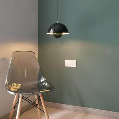 Restaurant Chandelier Creative Simple Office Clothing Shop Coffee Shop Bar Creative Color Flower Bud Led Pendant Lamp