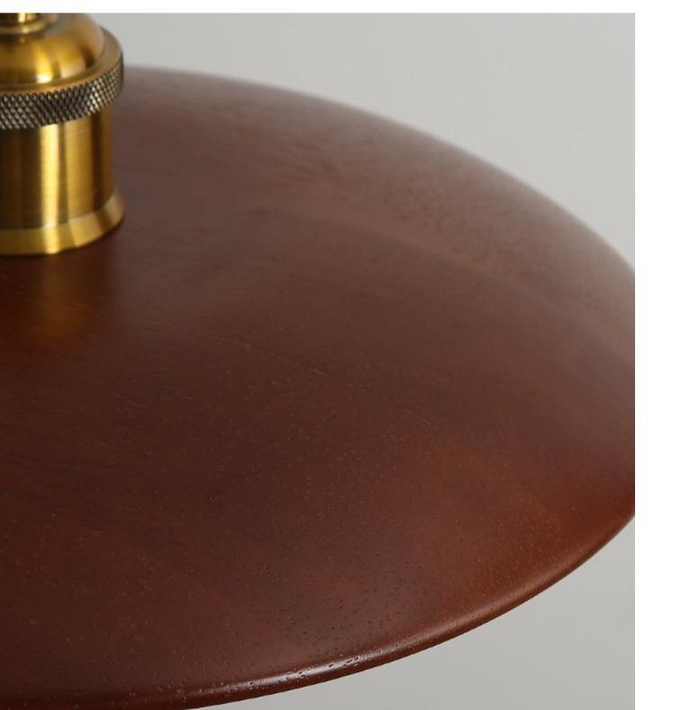 Nordic Solid Wood Lamp Restaurant Chandelier Single Head Art
