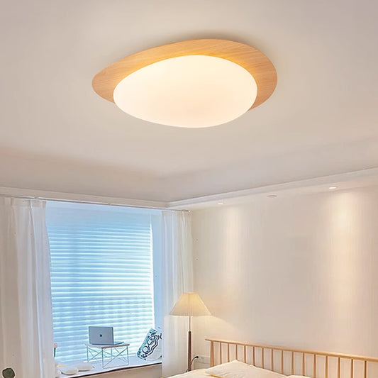 Bedroom Light Nordic Original Wood Grain Color Ceiling Light Modern Creative LED Lighting