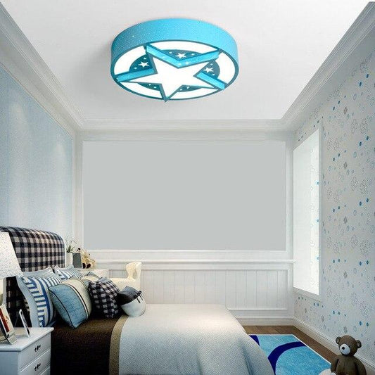 Modern Ceiling Light With Remote Control And Bluetooth Speaker For Kids Room Light