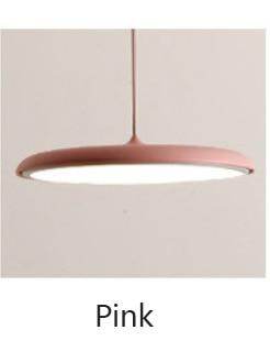 Modern Art Design LED Pendant Light UFO Round Plate Suspension Lamp For Dining Room Living Room Bedroom Table Study Hanging Lamp