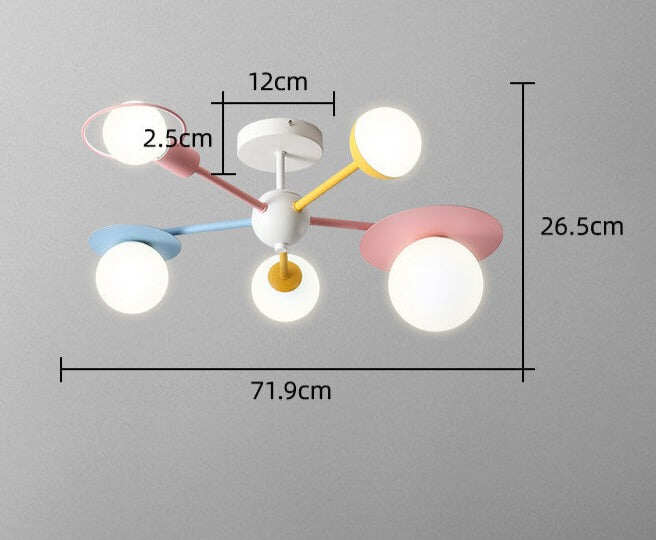 Modern Simple Bedroom Ceiling Lamp