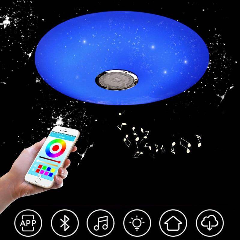 Smart Bluetooth Ceiling Light LED Modern Simple Ultra-thin APP+Remote Music Light Children's Room Living Room Bedroom Light