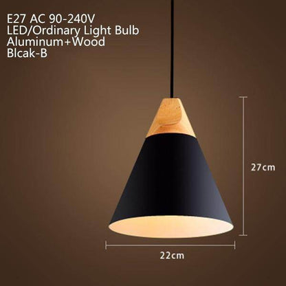 Nordic Modern Macaron Combination Wooden Pendant Lamp Loft Restaurant Cafe Decoration Pendant Light Bedroom Bedside Hanging Lamp