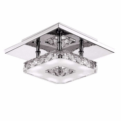 12W Ceiling Lamp Crystal  LED Bulb Base High Light Transmittance Cool White/Warm White Modern Pendant Lamp