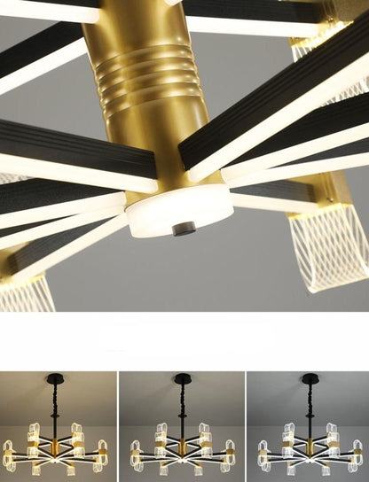 Nordic Chandeliers Use Light In The Bedroom