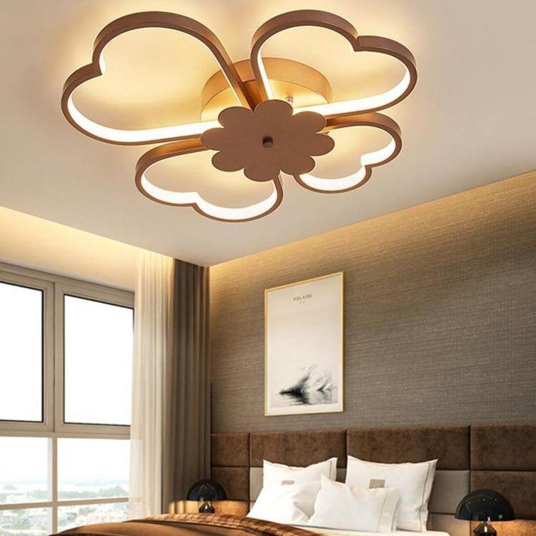 Acrylic Kids Led Ceiling Lights For Study Room Flowers Lighting Fixtures Lampe Led Plafond Plafond Home 36W 54W Lampara Techo