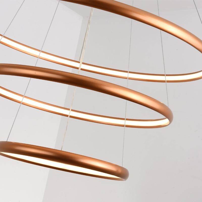 Modern Creative LED Pendant Lights For Living Room Restaurant Bed Room Aluminum Luminaria Lamp