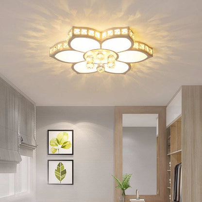 K9 Crystal Modern LED Ceiling Lights Fixture For Living Dining Room Home Lighting Bedroom Lamp Plafon Lustre With Remote Control