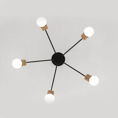 Fashion Modern Lamps LED Pendant Lights Indoor Lighting Wood Lamp Holder Living Dining Room Bedroom Bar Shop Light Fixture