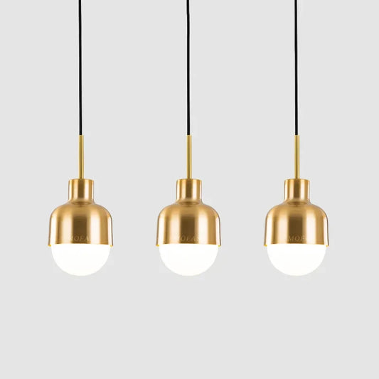 Modern Led Pendant Lights Fixture for Kitchen Dining Room Restaurant Hanging Lamps Luminaire Gold Simple Iron Droplight Lighting