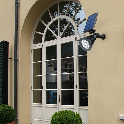 Solar Powered 4/7 LED Lamp Adjustable Solar Spotlight In-Ground IP65 Waterproof Landscape Wall Light Outdoor Lighting