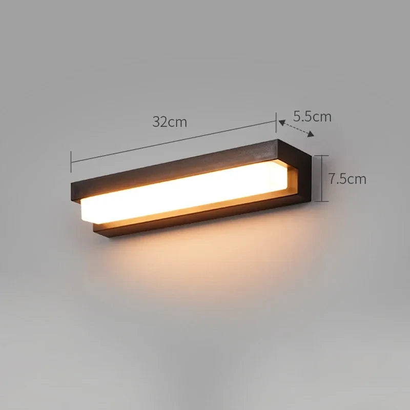LED Outdoor Solar Wall Lights Waterproof Solar  Light Balcony Villa Doorway Courtyard Walled Lighting