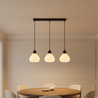 White Pendant Lights For Kitchen Dining Room Home Decor Bar Dining table Glass Hanging lamp Aisle Ceiling Lamp