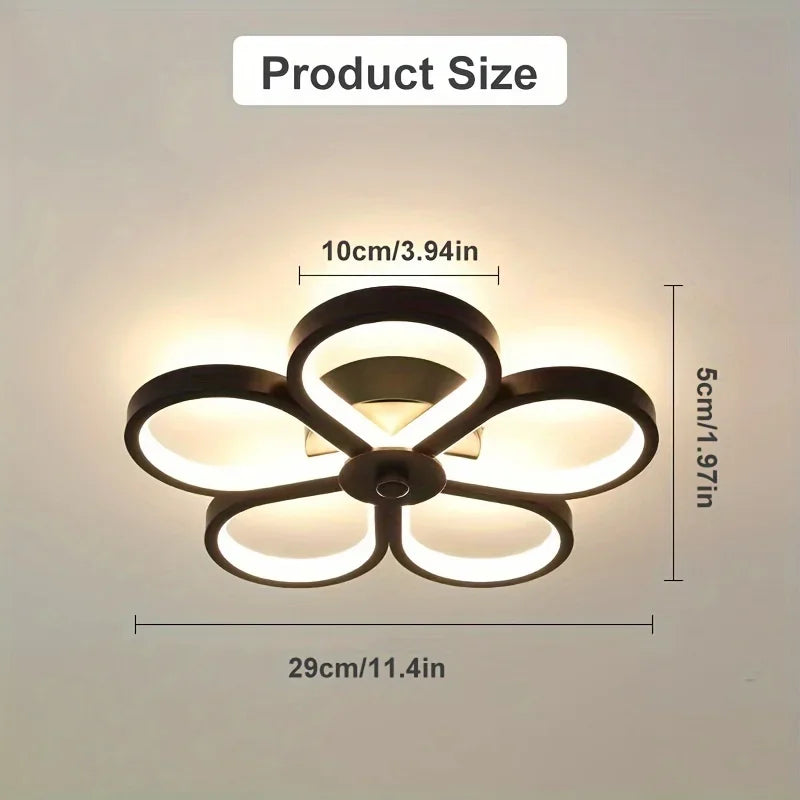 Modern Ceiling Lamp Plum Blossom Shape Living Room Kitchen Bedroom Bathroom Balcony Corridor