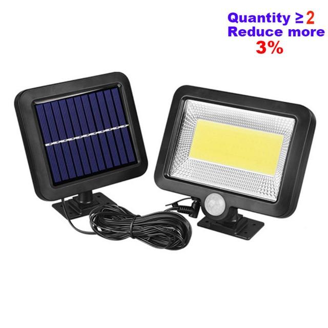 120LED COB Solar Light Outdoor Motion Sensor Wall Light Waterproof Garden Lamp Spotlights Emergency Pathway Street Security Lamp