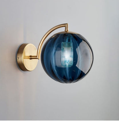 Modern Led Wall Lamp Nordic Glass Ball Wall Lamps For Living Room Bedroom Home Bedside Wall Light Bathroom Fixtures Mirror Light
