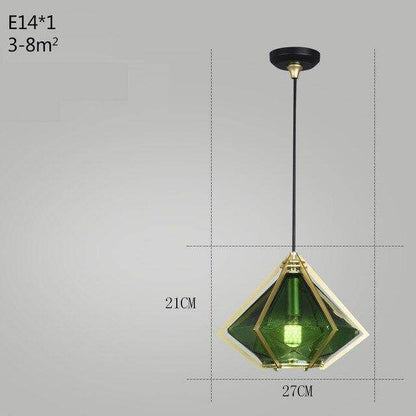Post Modern Glass Pendant Light Hanging Nordic Living Room Walk In Closet Gold Pendant Lamp Suspension Lighting Fixture