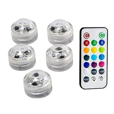 Waterproof SMD3528 Submersible LED Lights RGB Underwater Night Lamp Wedding Tea Light Vase Bowl Party Christmas Decoration light