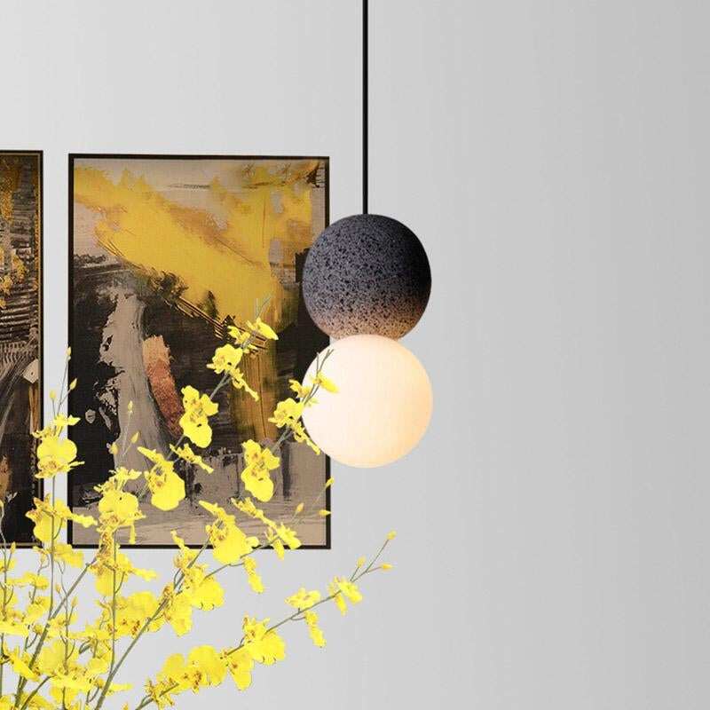 Nordic Cement Hanging Lamp Modern Simplicity Pendant Lamp LED G9 For Cafe Living Room Bedroom Bedside Bar Pendant Lights