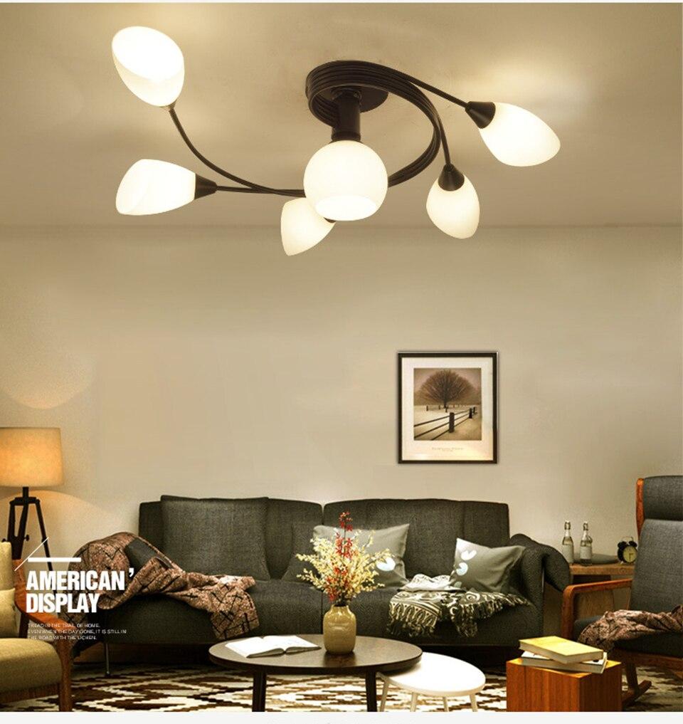 Modern LED Chandelier Ceiling Lamp Indoor Illuminate Lighting Avize Modern Salon Lustres Childern Ceiling Lights