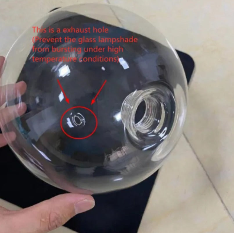 Modern Led Glass Ball Pendant Lamp for Kitchen Dining Room Bedroom Hanging Light Restaurant Chandeliers