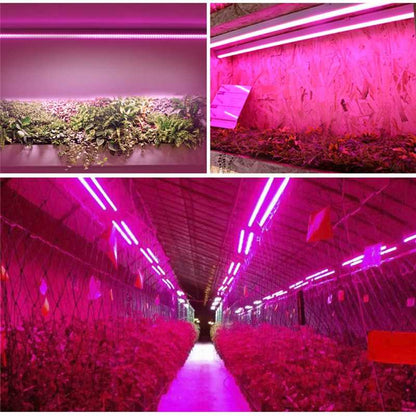 LED Grow Lights 500W Full Spectrum Growing LED Lamp Lighting 50cm Double tube plant chandelier for Hydroponic Indoor Plants