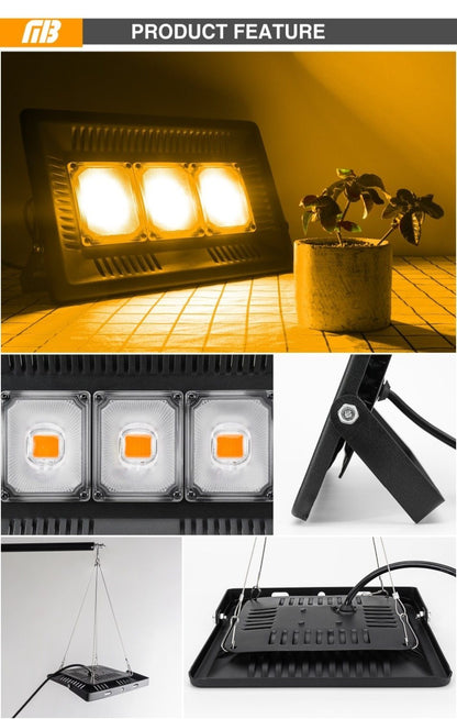 Led Floodlight AC Phyto Grow Lamp IP65 30W 50W 100W 150W Full Spectrum Outdoor Lighting Wall Lamp LED Flood Light