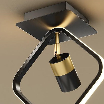 Luxury Creative Black Aisle Balcony Ceiling Lamp